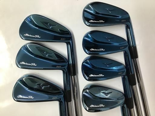 ミズノ Mizuno Pro 221 ブルー 7S アイアンセット IR Dynamic G TOUR ISSUE Limited Edition for Mizuno フレックスS メンズ 男性用 右利き 右用 Cランク ゴルフク