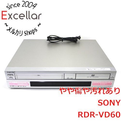 SONY RDR-VD60 VHSビデオ一体型DVDレコーダーテレビ/映像機器 - DVD 