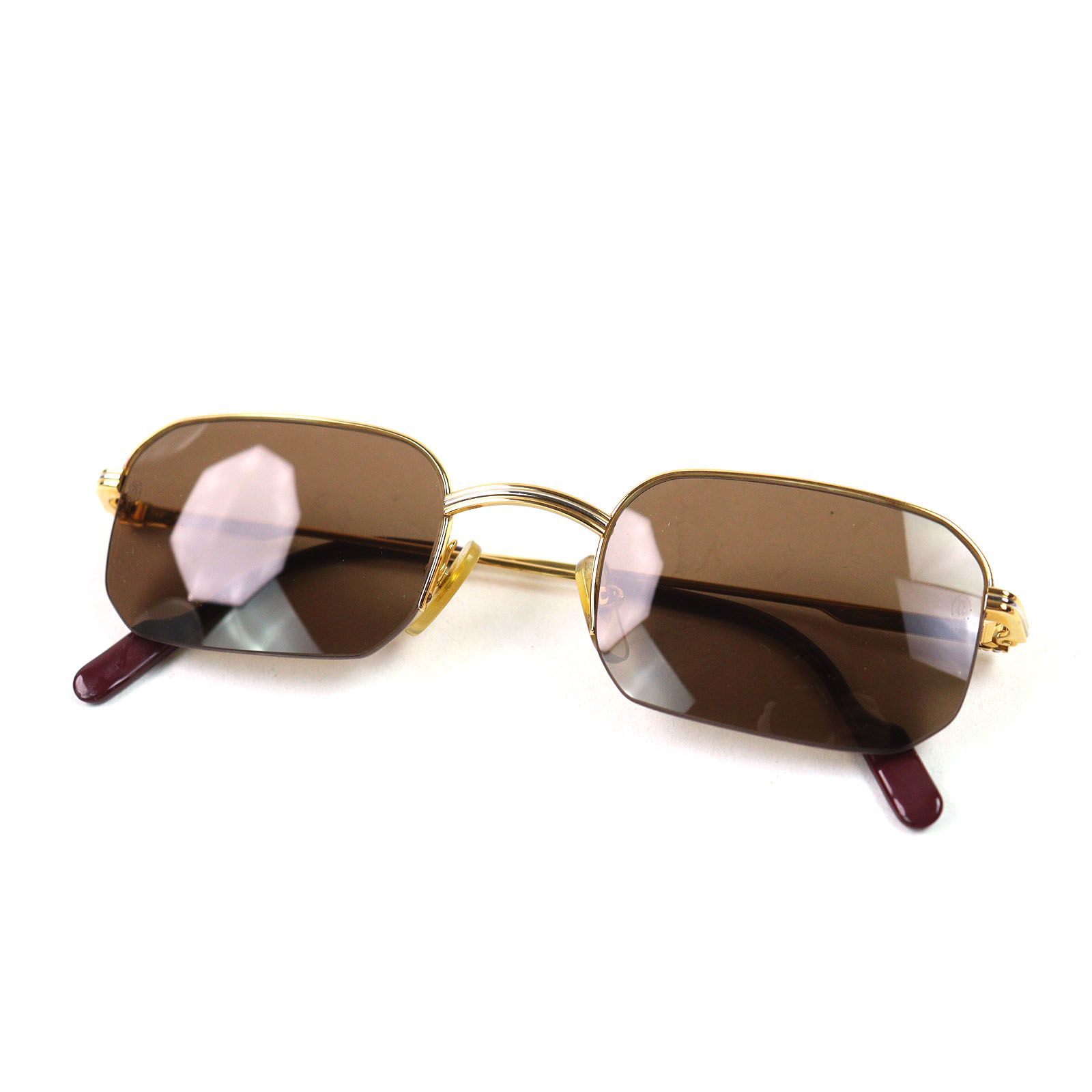 カルティエ トリニティ サングラス 58□14 140 ティアドロップ 眼鏡