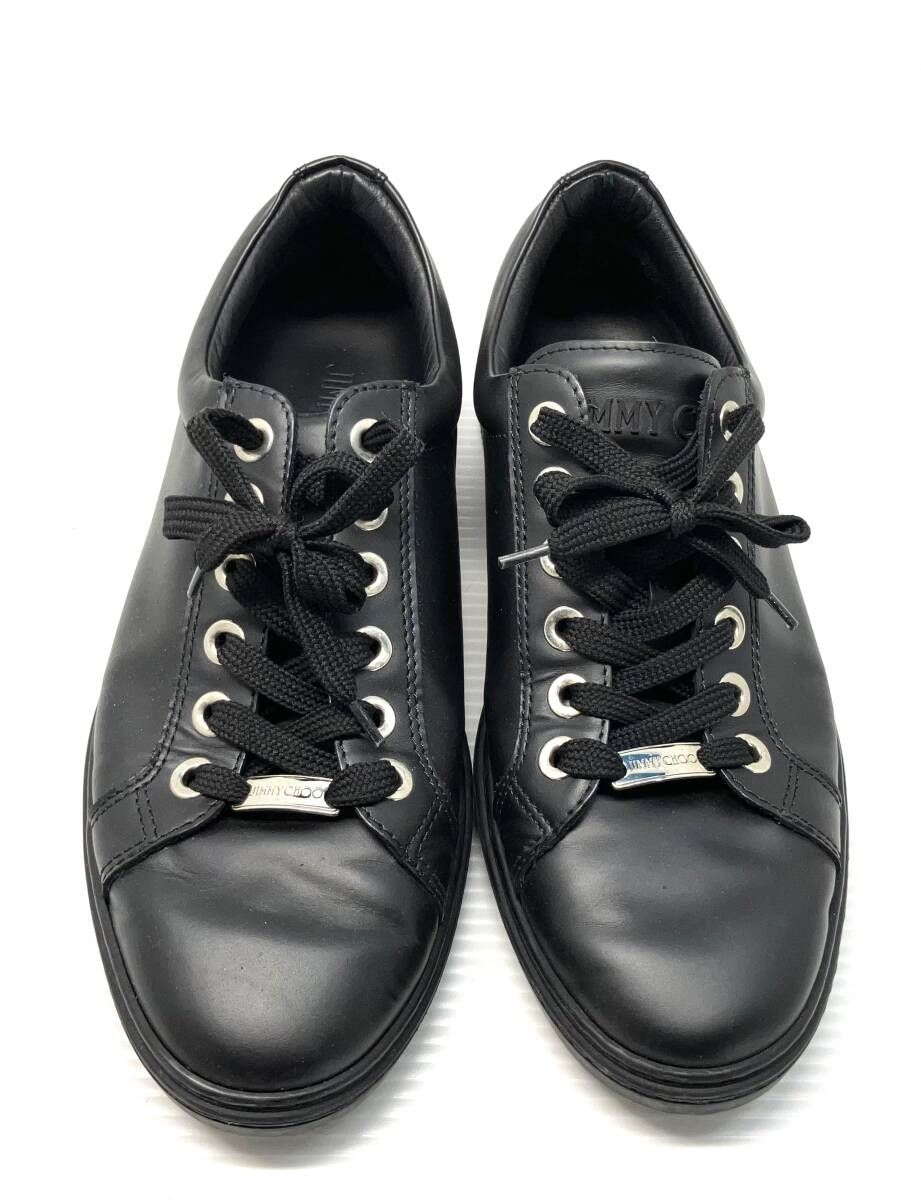 JIMMY CHOO ジミーチュウ スニーカー スター サイズ41 ブラック 通年