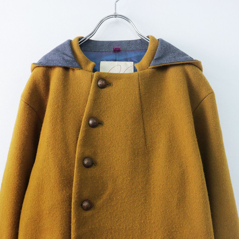 パラスパレス Pal'las Palace ウール フーデッドコート 3