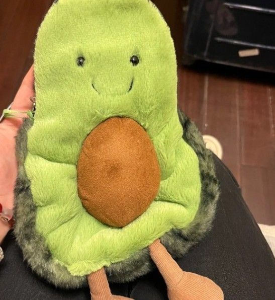 ジェリーキャット　アボカド　avocado ポシェット　ポーチ　バッグ Jellycat ジェリーキャット】Amuseable Avocado Bag (A4ASB