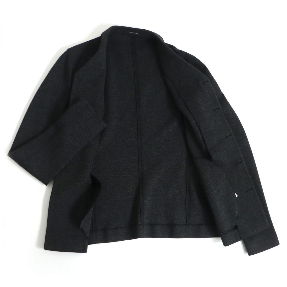 極美品□黒タグ EMPORIO ARMANI/エンポリオアルマーニ ウール混