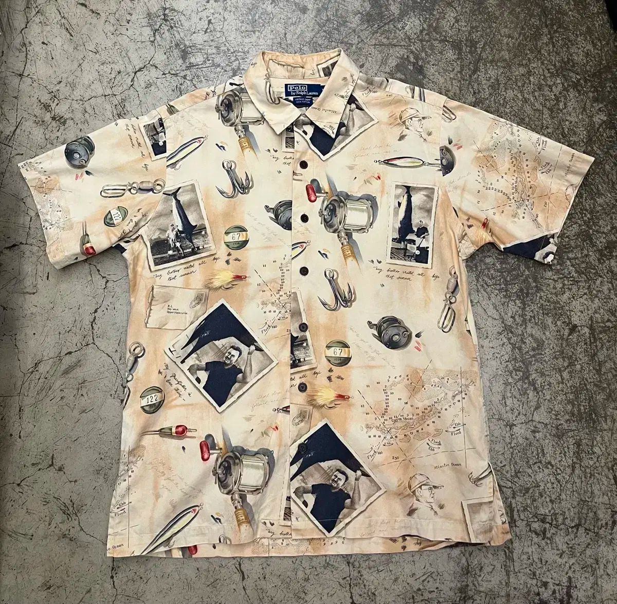 90s ポロ Ralph Lauren(ラルフローレン) ビンテージキャンプ シャツ