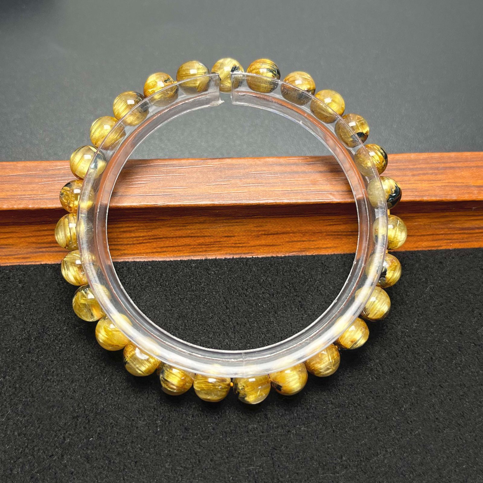 綺麗 EU製 ☆太陽花タイチンルチル☆黄金針水晶 金運 開運