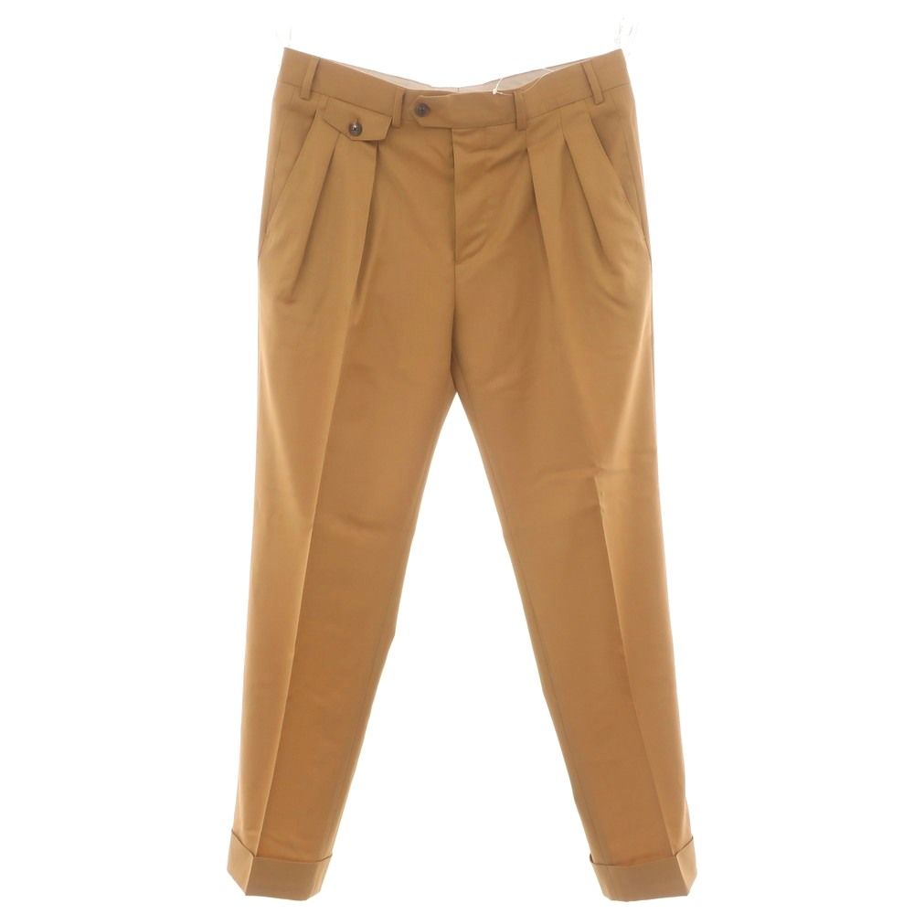 未使用　Lardini カジュアル　パンツ　スラックス　48 中古】ラルディーニ LARDINI ウール カジュアルスラックスパンツ
