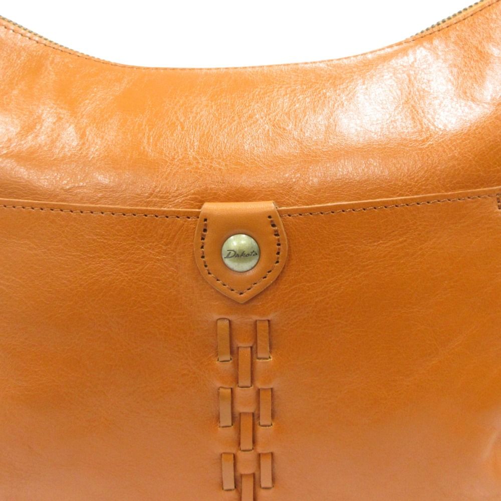 美品 Dakota ダコタ 2way レザー ハンド ショルダー バッグ 鞄 茶  