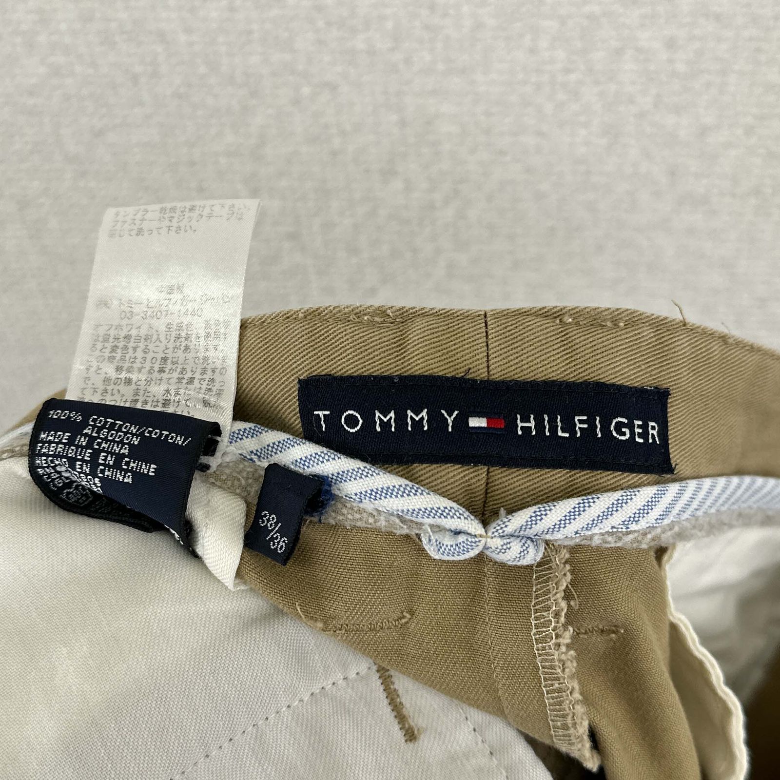 TOMMY HILFIGER トミーヒルフィガー スラックス ベージュ系 サイズ38