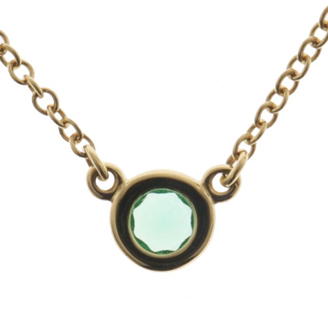 新品仕上げ済）ティファニー TIFFANY カラー バイザヤード ネックレス  