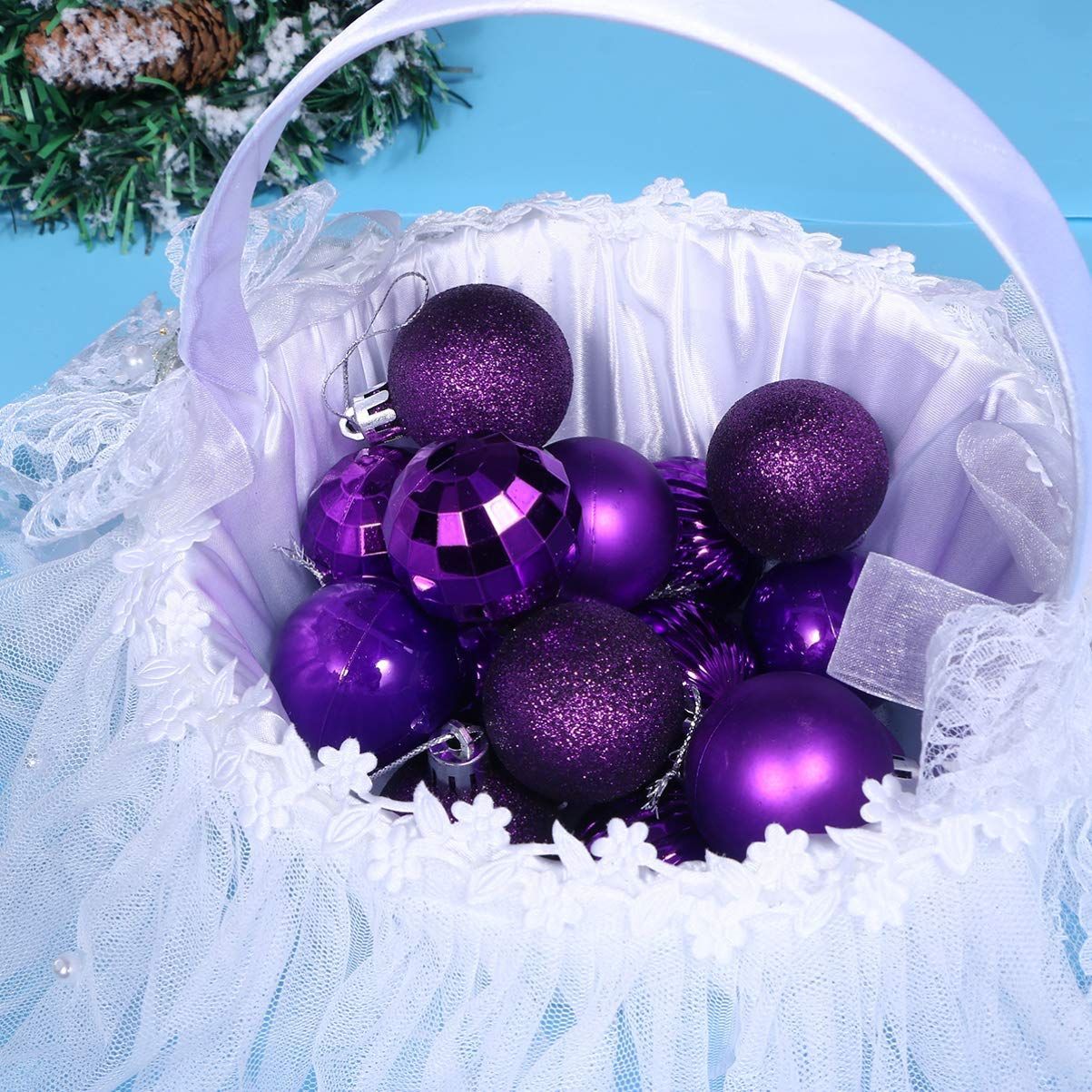 LEDMOMO 4セット 卑しい 水晶玉の宝石 ミニクリスマス