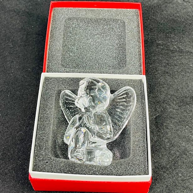 中古】バカラ エンジェル クリスタル 置き物 1762713 天使の祈り 