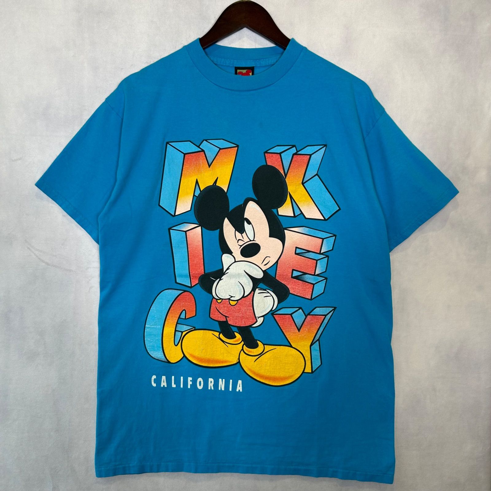 90s Mickey Unlimited Disney ディズニー ミッキーTシャツ size Large 