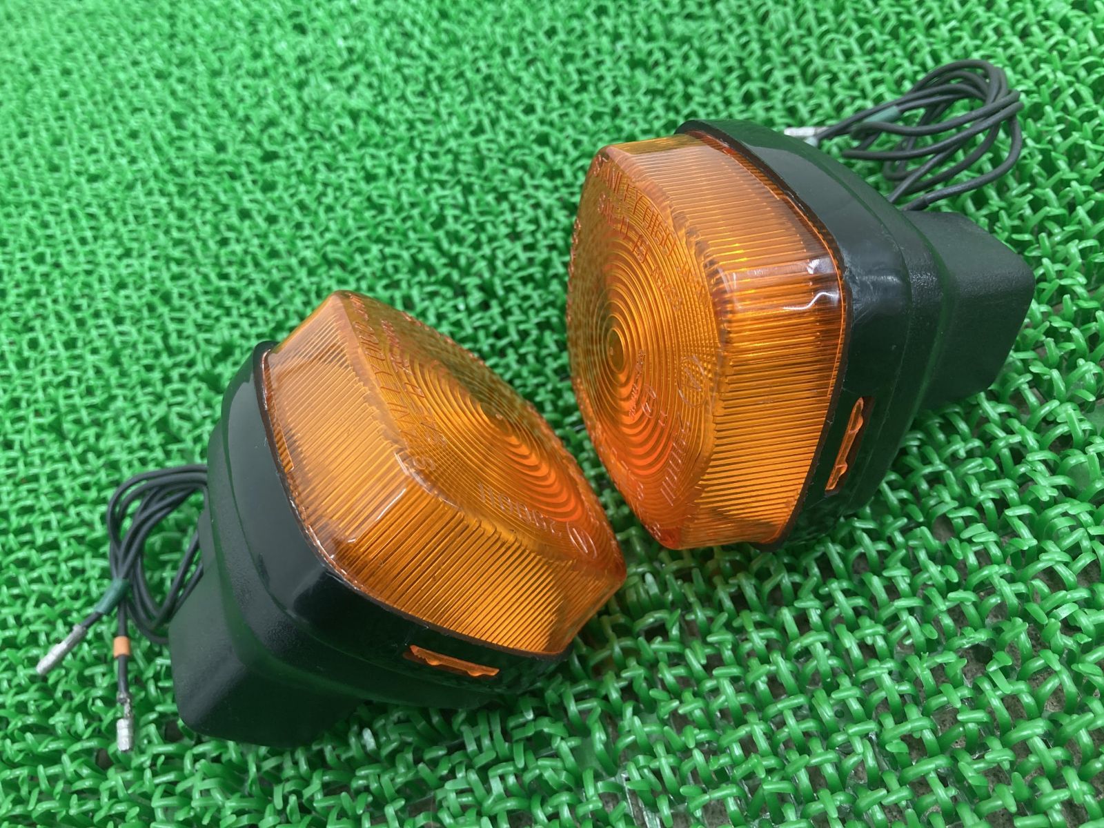 CT110ハンターカブ ウインカー 左右 A059888 社外 バイク 部品 JD01 ノーマルタイプ コンディション良好 割れ欠け無し 希少品:22319500