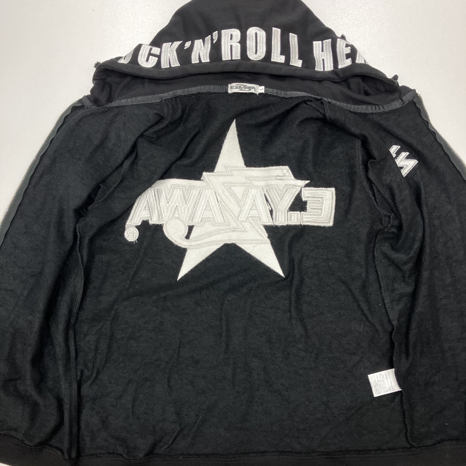 ✨矢沢永吉 ROC‘N ROLL HERO パーカー XL✨ 値下げしました✨【中古美品】矢沢永吉 ROCK'N'ROLL HERO パーカー