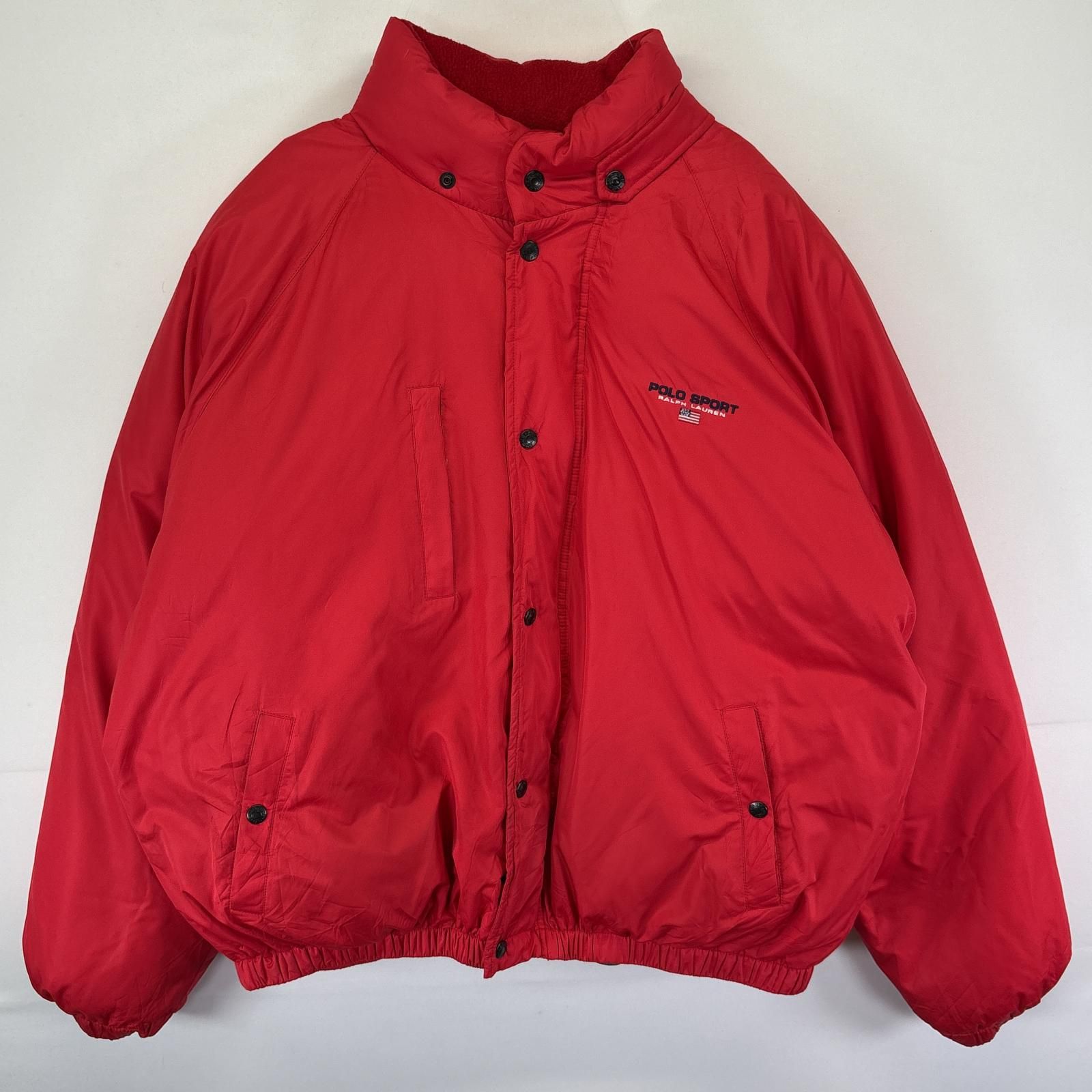 美品 Polo sports ポロスポーツ ダウンジャケット Ｌサイズ 90's POLO SPORT ポロスポーツ ダウンジャケット 黒 Lサイズ