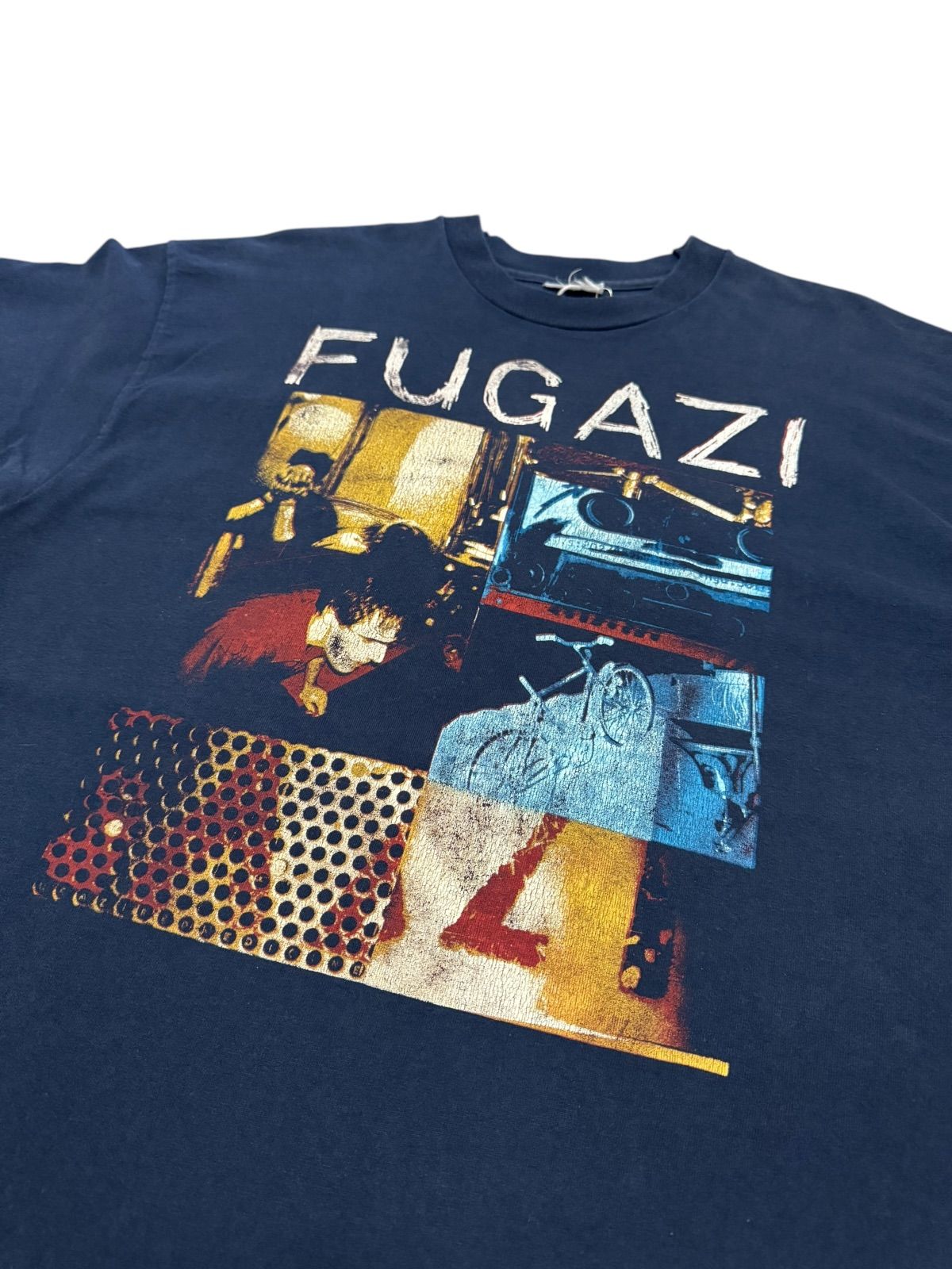 90s Fugazi UK Tour T-shirt (L) フガジ Tシャツ Nirvana Sonic Youth