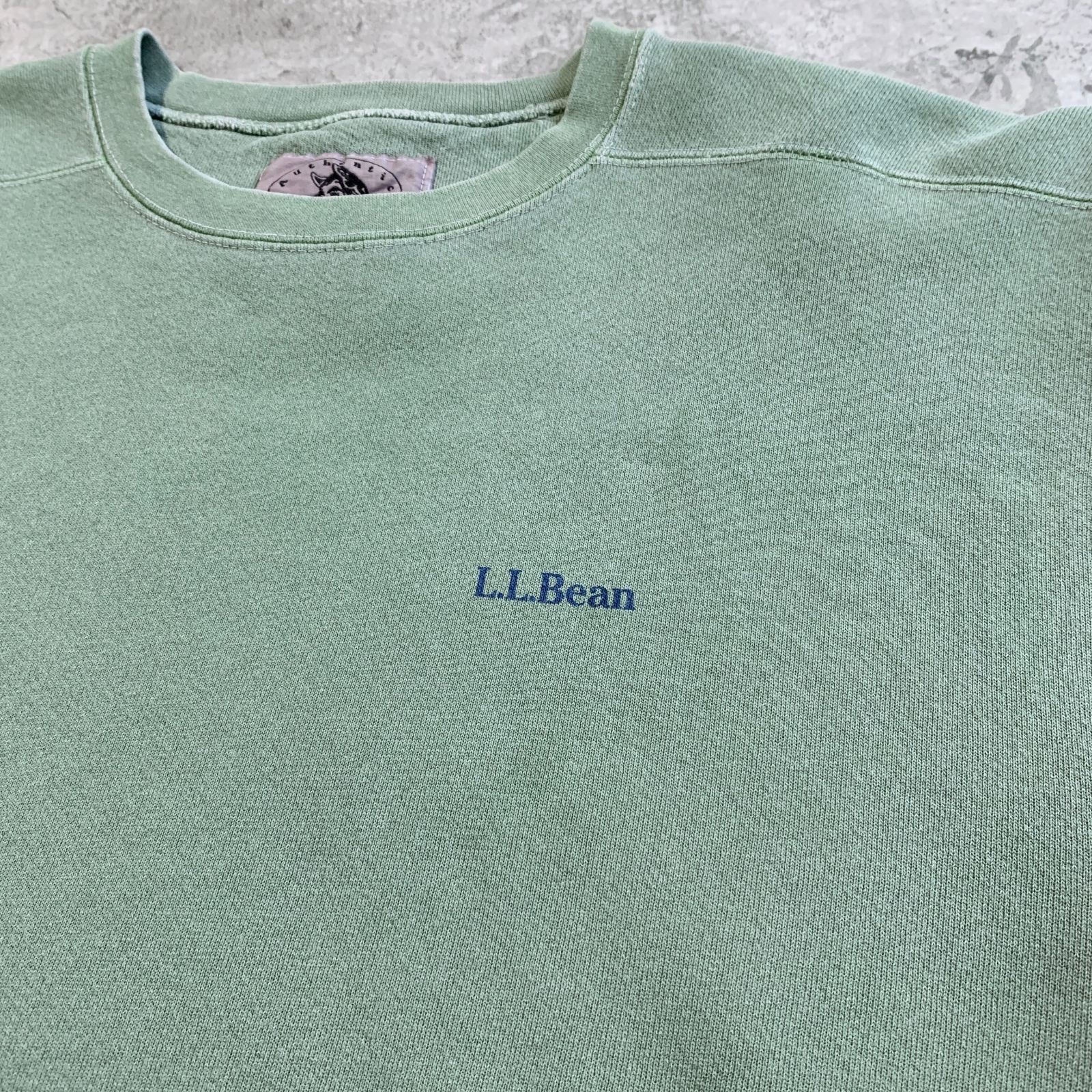 90s L.L.Bean BackPrinted Pigment Sweatshirt エルエルビーン バック 