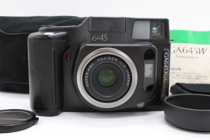 FUJINONケース＆純正フード付き FUJIFILM 富士GA645 Professional 中判フィルムカメラ SUPER-EBC FUJINON F4 60mm LE2025263
