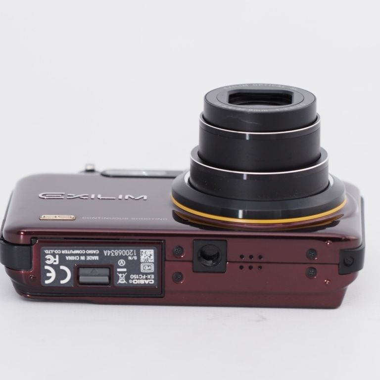 CASIO カシオ デジタルカメラ EXILIM EX-FC150RD レッド 本物 EX
