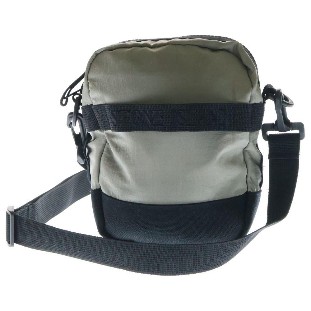 STONE ISLAND (ストーンアイランド) ロゴ刺繍 ナイロンメタル  