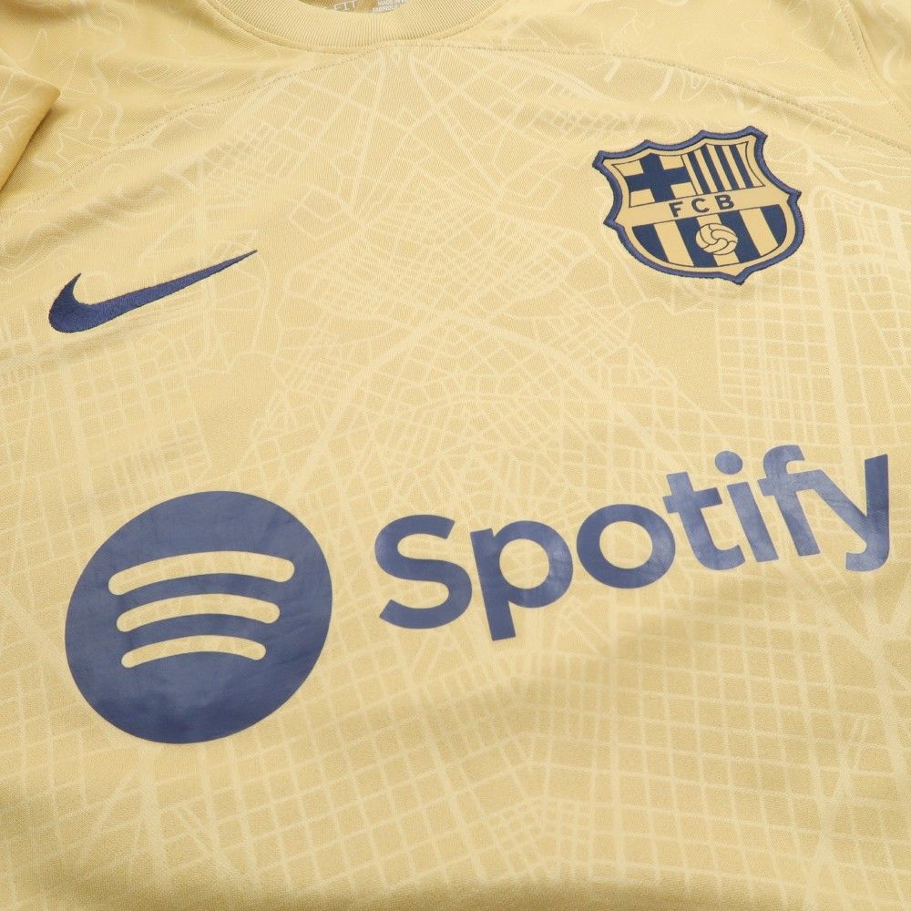 NIKE - 未使用 NIKE ナイキ DJ7675-715 FCバルセロナ FCB 2022-23 アウェイ レプリカ 半袖ユニフォーム M ポリエステル100% リーガエスパニョーラ サッカー トップス メンズ HU1436A82 未使用 NIKE ナイキ DJ7675-715 FCバルセロナ FCB 2022-23
