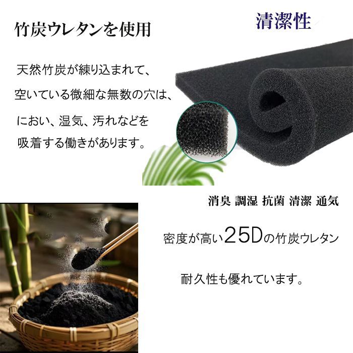 セミダブルマットレス 通気 硬め固め 腰痛 21cm 抗菌 防臭 耐久 竹炭 セミダブルマットレス硬め 極厚23cm ウレタン 通気 感温性 耐久 腰痛