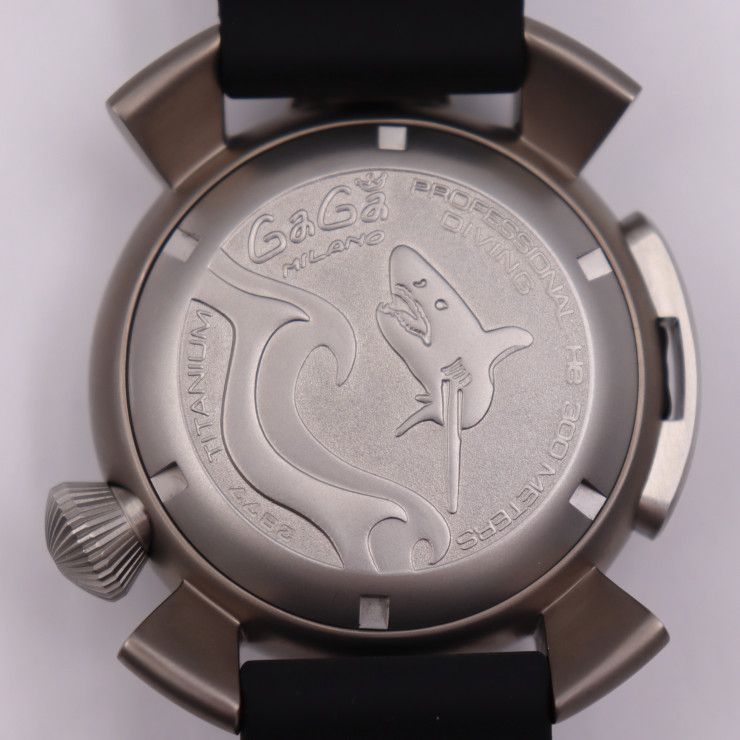 ガガミラノマヌアーレダイビング美品自動巻き