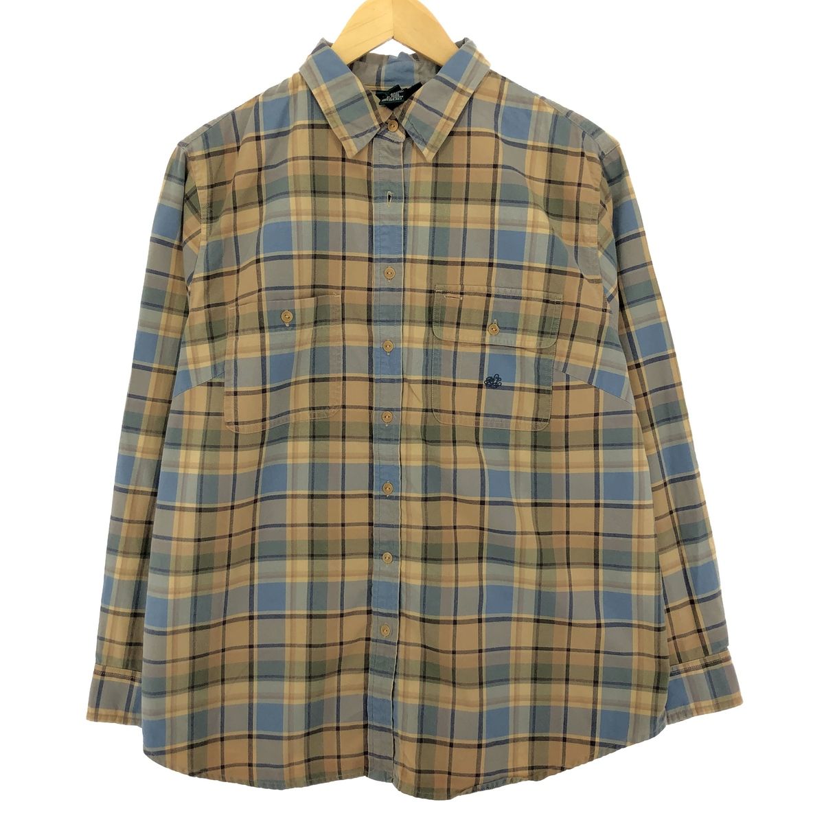 古着 ラルフローレン Ralph Lauren LAUREN ローレン チェック柄 長袖 リネンシャツ レディースM相当 /eaa528471 Ralph Lauren - 古着 ラルフローレン Ralph Lauren LAUREN