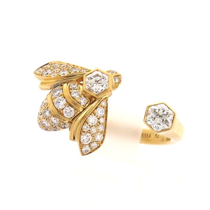 CHAUMET/ショ－メ 750 イエローゴールド　トップ　ダイヤ CHAUMET/ショ－メ 750 イエローゴールド トップ ダイヤ - メルカリ