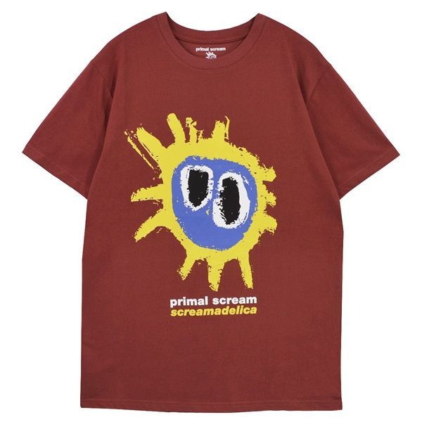 PRIMAL SCREAM プライマルスクリーム Screamadelica Tシャツ BURGUNDY - メルカリ