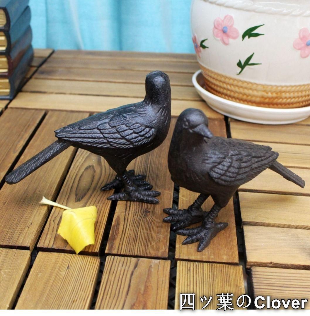 鉄器 小鳥 庭リビングテレビ棚 ワイン棚 玄関 本棚 装飾品 工芸