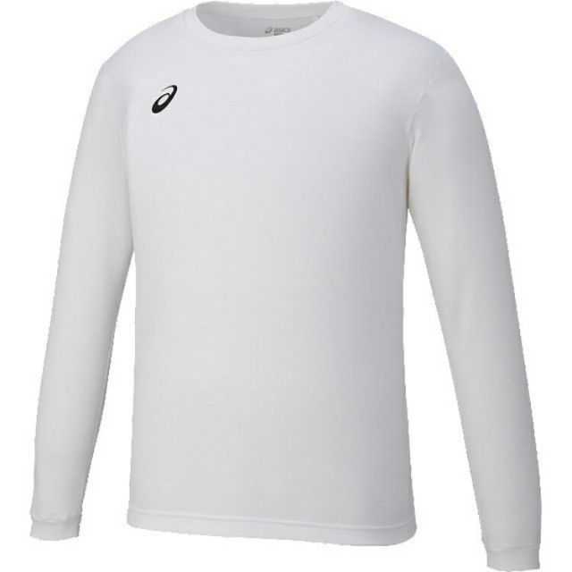 asics アシックス LS TOP ホワイトxブラツク 120 XA6189 190 | スポーツ メンズ キッズ 子供 120センチ ホワイト 白 服 衣類 衣料品ウェア ウエア フィットネスウェア トップス ロングスリーブシャツ 
