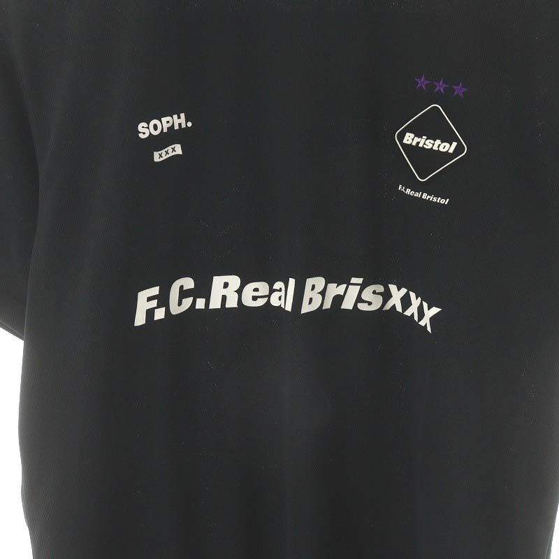 エフシーレアルブリストル F.C.Real Bristol FCRB × GOD SELECTION XXX ゴッド セレクション Tシャツ  カットソー 半袖 ロゴ S 黒 ブラック /AN25 - メルカリ