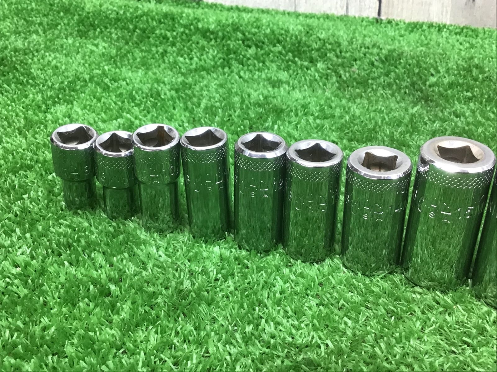 MACTOOLSマックツール♪3|8セミディープソケットセット13個 8～20mm