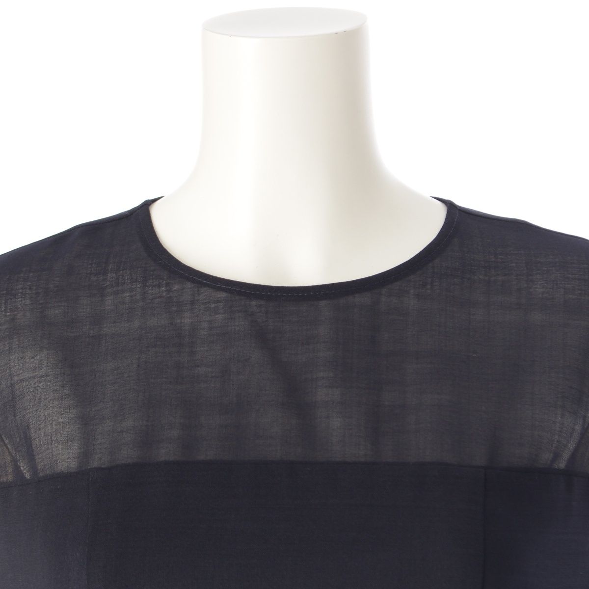 フォクシー ウール チューリップ ノースリーブ フレアドレス  