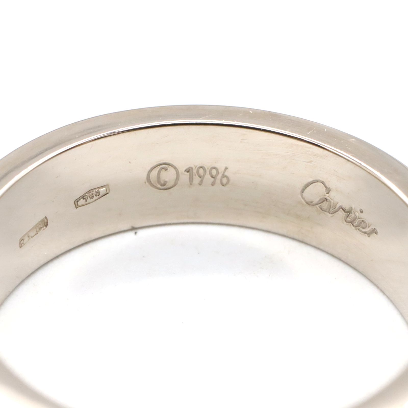 カルティエ CARTIER リング・指輪 ラブリング K18WG（ホワイト