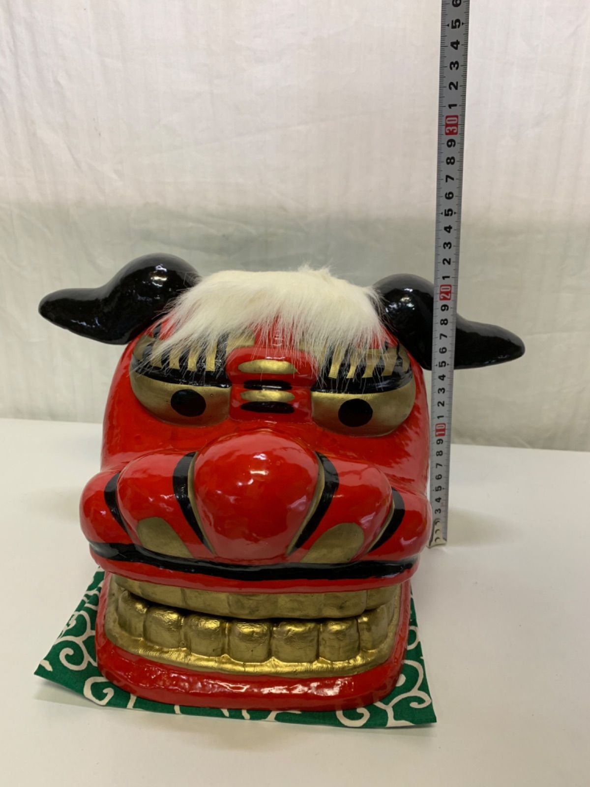 ☆値下げ☆獅子舞 獅子頭 置物 縁起物 魔除け 祭り 未使用品 【公式通販】