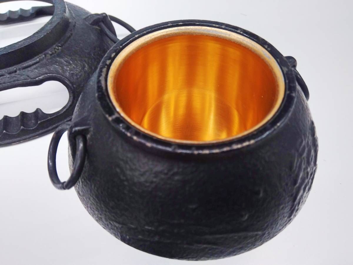 【新品未使用品】南部鉄器　茶釜風　灰皿 新品未使用品】南部鉄器 茶釜風 灰皿 - メルカリ