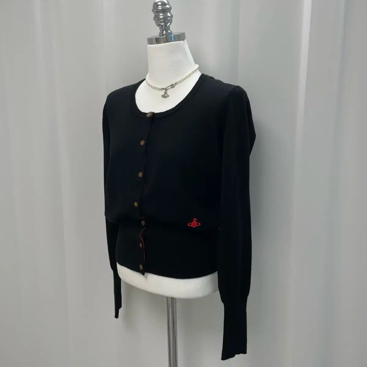 ヴィヴィアンウエストウッド カーディガン サイズ3 Mサイズ グレー