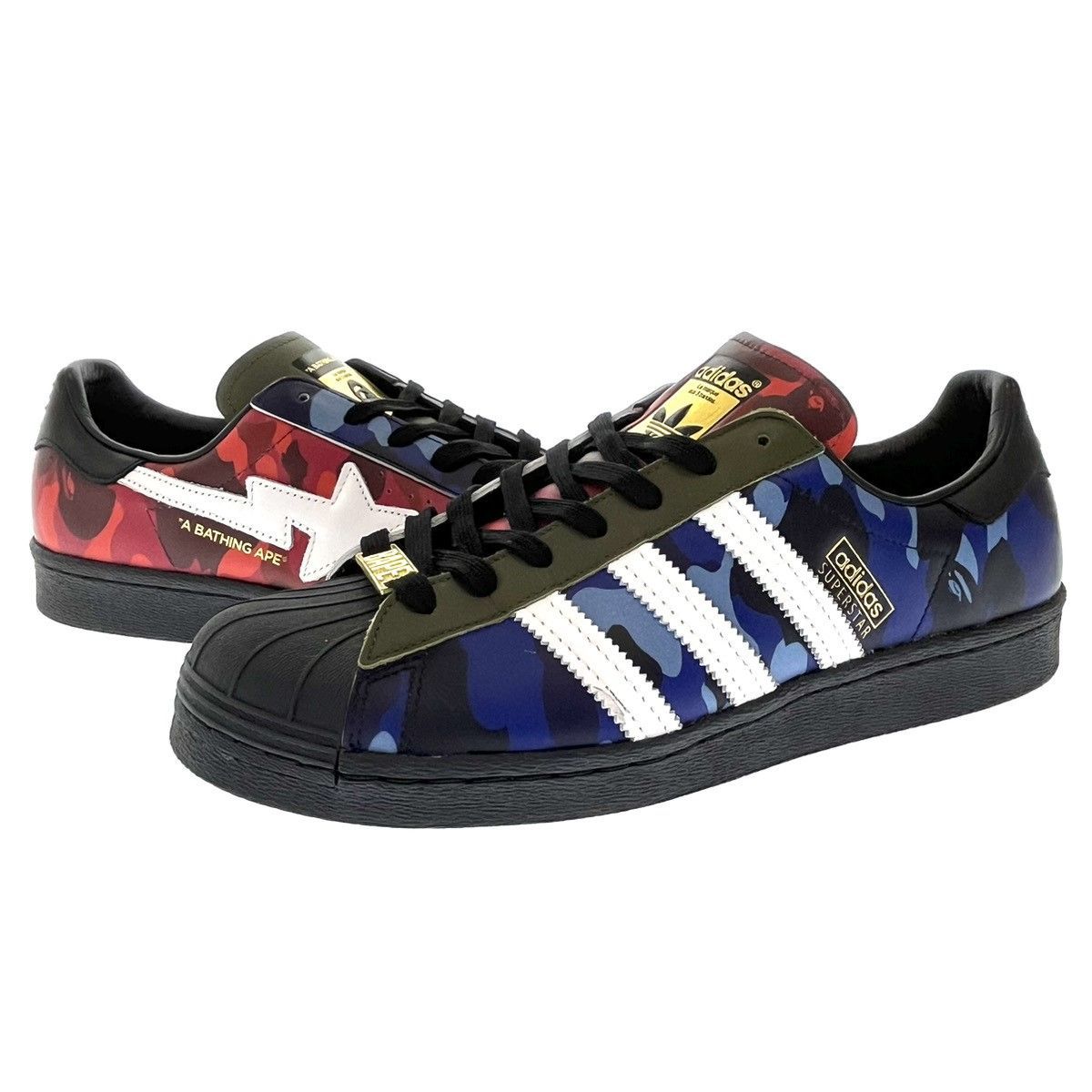 adidas BAPE SUPERSTAR マルチカラー A BATHING APE®︎ × adidas Superstar 80s 