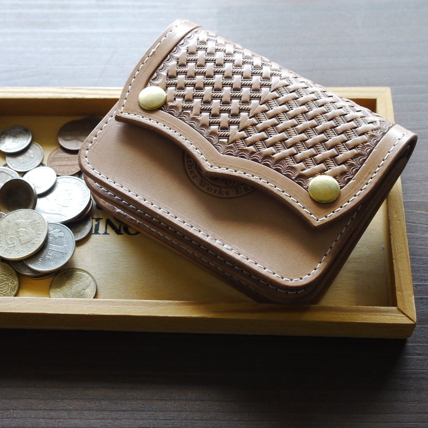 トラッカーズウォレット/ミドルウォレット Mサイズ イタリアンレザー