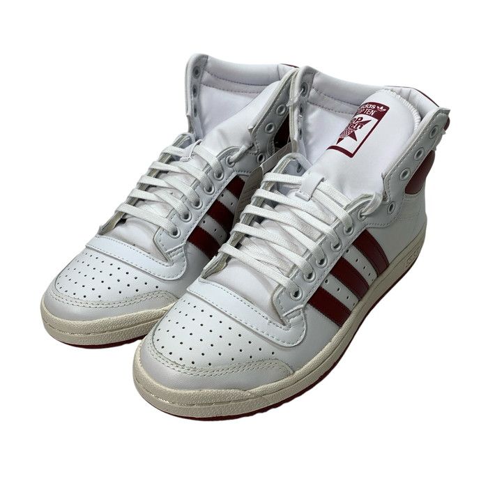 adidas アディダス EF6367 TOP TEN HI スニーカー サイズ 27cm レッド ホワイト メンズ 161-250426-gm-22-fuz