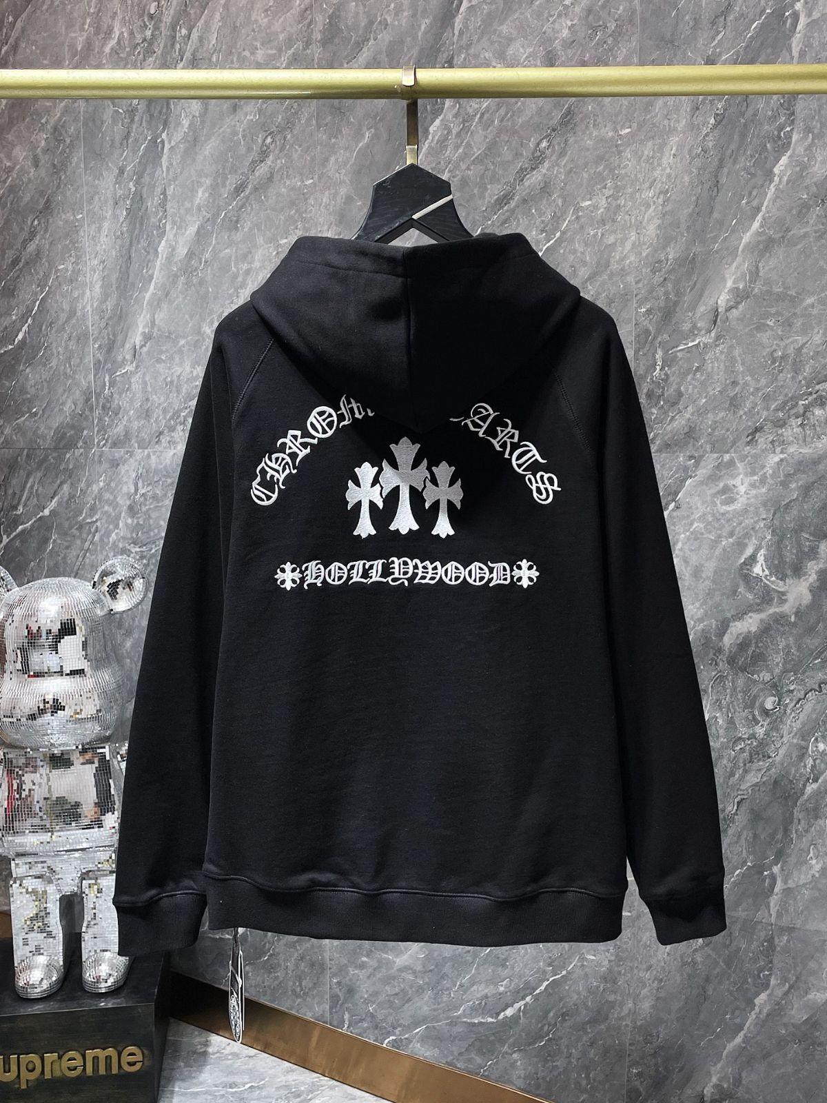 Chrome Hearts クロムハーツ クロムハーツ レッドジップ スウェットシャツ