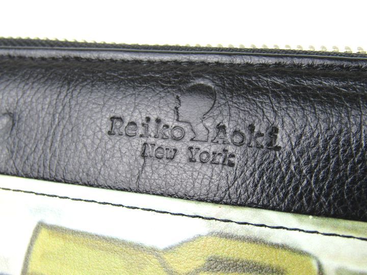レイコ アオキ 長財布 ラウンドファスナー ロングウォレット 総