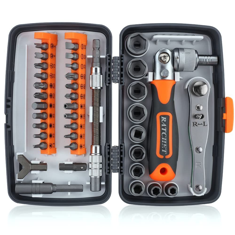 38in1 精密ドライバーセット Ju0026Tセット工具 ドライバーセット 六角ねじスパナ特集 六角ねじ・十字ネジ・－・型・Y型・U型・米字型 回す方向調整 方向曲がり 延長 自由組み合わせドライバ