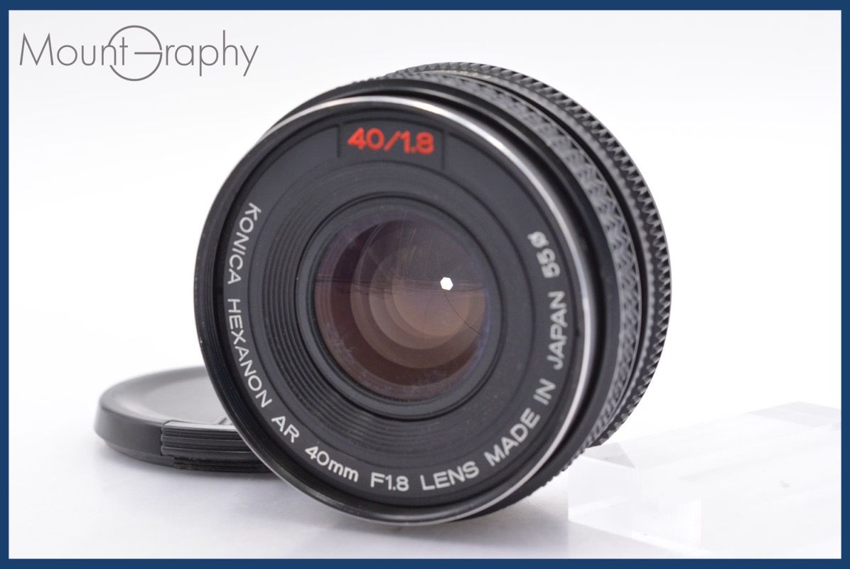 特別 コニカ Konica HEXANON AR 40mm F1.8 前キャップ付 同梱可 mj2565
