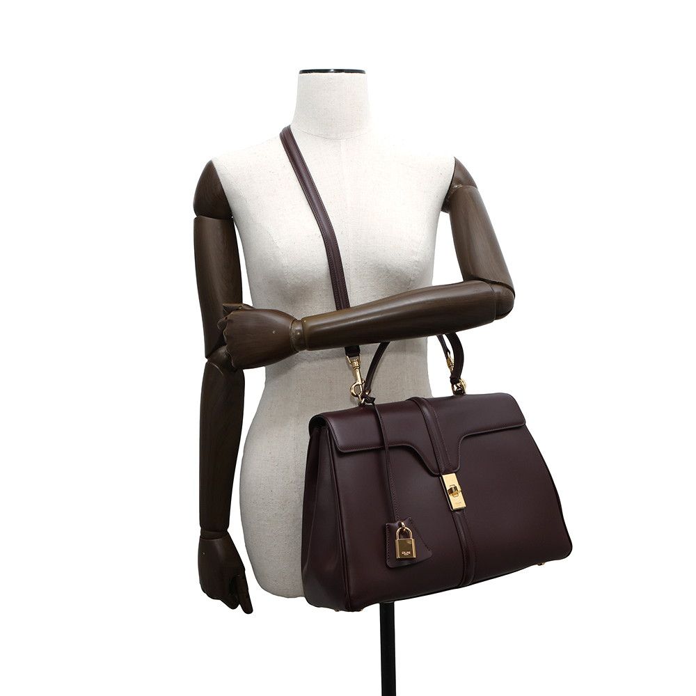 ◆VINTAGE◆【CELINE】16 セーズ*2way*ミディアム*ハンドバッグ セリーヌ 16 セーズ ミニ 2way ショルダー ハンドバッグ 斜め