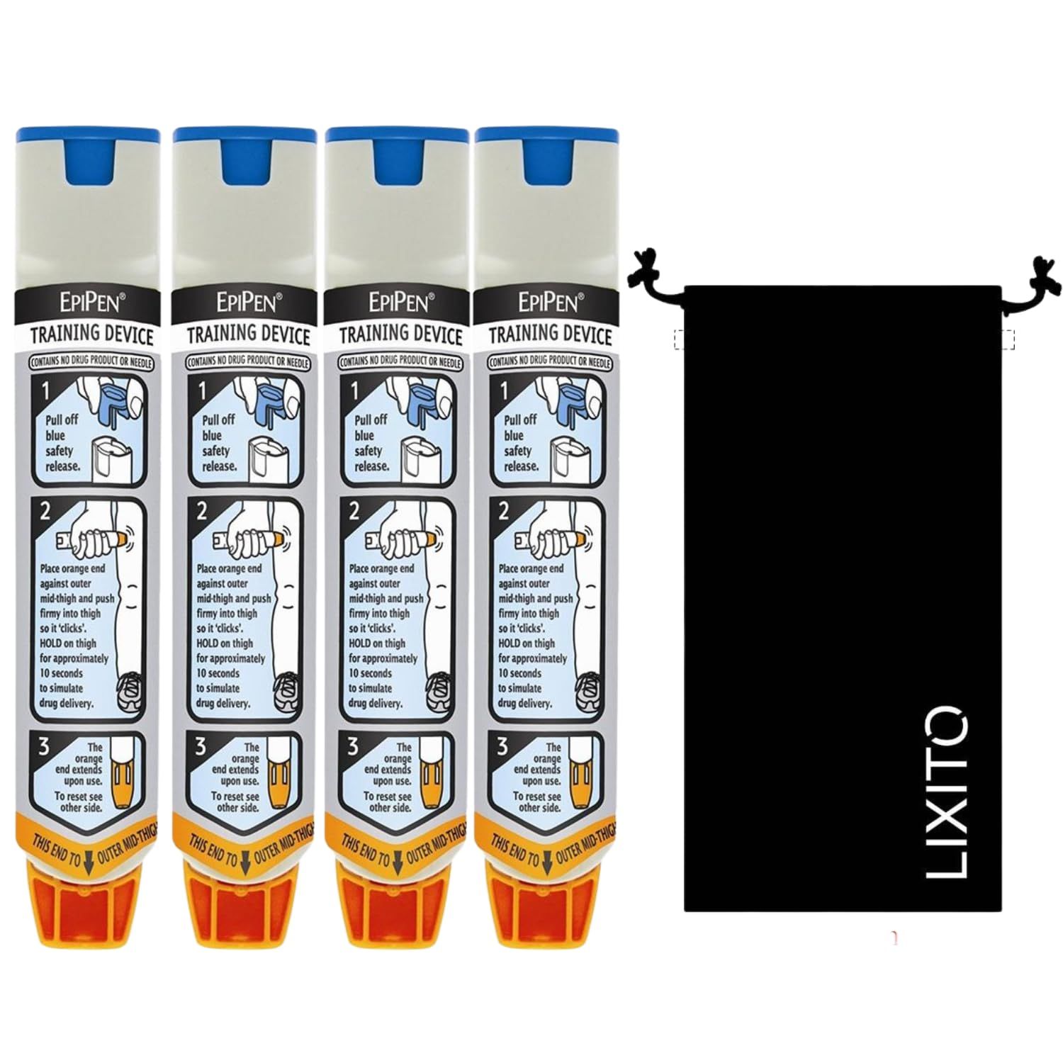 EpiPen 練習用 トレーニング用 エピペン LIXITO クロスポーチ付き 4 4