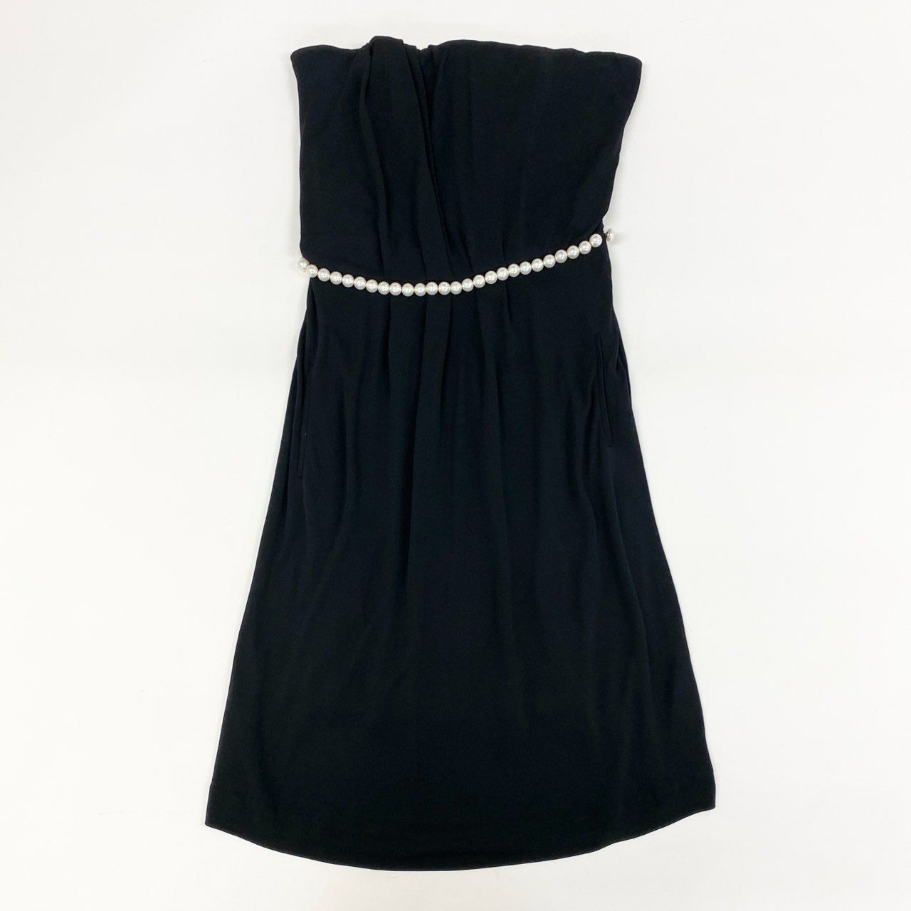48h15《極美品》CHANEL シャネル 09P パールドレス ワンピース