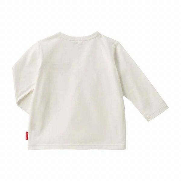 miki HOUSE Tシャツ サイズ120 ホワイト ミキハウス mikihouse ロゴ シンプル 長袖Tシャツ 120cm 白（01
